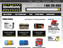 Tablet Screenshot of glovensafety.com